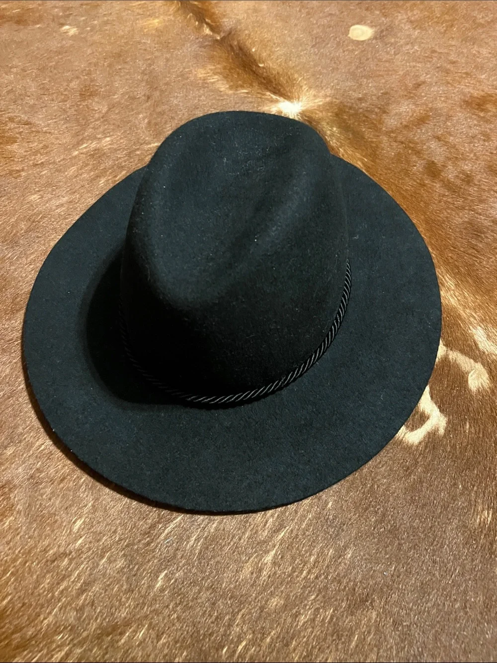Club Monaco Black 100% Wool Hat